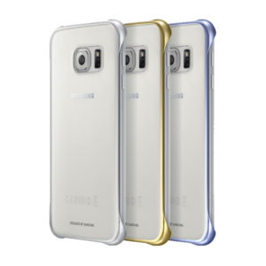 Θήκη Faceplate Samsung Clear Cover EF-QG920BKEGCN για SM-G920F Galaxy S6 Μαύρο - Χρυσό - Ασημί