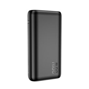 Power Bank Hoco Q5 Aegis 10000mAh 30W Mini Size με USB-C30W USB-A 22,5W και οθόνη Super Fast Charge Μαύρο