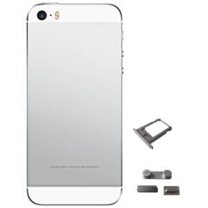Πίσω Κάλυμμα Apple iPhone SE με Βάση Κάρτας Sim, On/Off, Πλήκτρα Έντασης και Σίγασης Λευκό OEM Type A