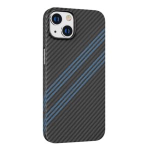 Θήκη Hoco Slim Kevlar Texture για Apple iPhone 14 Μαύρο Μπλε