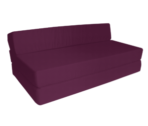 Καναπές Κρεβάτι Christine Τριθέσιος 190x85x36 Poofomania 80060-ΜΠΟΡΝΤΟ ΦΛ 3086