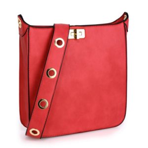 1448 AG Γυναικεία χιαστί τσάντα AG00566 - Κόκκινη - Κοκκινο