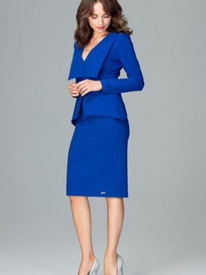 Cocktail Φόρεμα 122521 SALE Lenitif - Μπλε