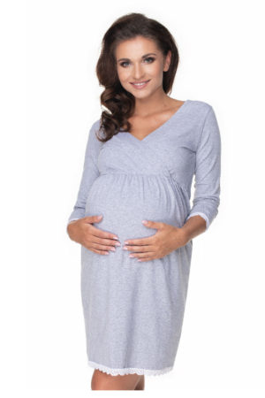 Νυχτικό Εγκυμοσύνης 147509-1 PeeKaBoo - Γκρι