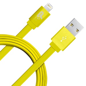 PATRIOT Charge and Sync Lightning Flat Cable – 1m, PCALC3FTFYL ΚΙΤΡΙΝΟ