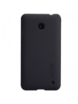 Nillkin Super Frosted Back Cover Μαύρο για το Nokia Lumia 630 (ΜΕ ΠΡΟΣΤΑΣΙΑ ΟΘΟΝΗΣ ΔΩΡΟ)