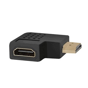 QOLTEC Adapter HDMI A male to HDMI A female angle Product code: 50529