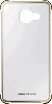 Samsung Faceplate EF-QA310CFEG A310F Galaxy A3 (2016) Διάφανο-Χρυσό
