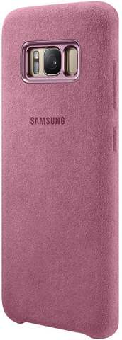 Samsung Alcantara Cover PINK για το G955 Galaxy S8 Plus (EU Blister) EF-XG955APE
