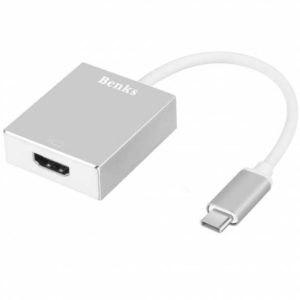 BENKS Type-C to HDMI Adapter (6948005934781) Silver
