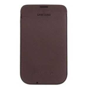Samsung Leather Case for Note 2 (N7100) Chocolate EFC-1J9LC