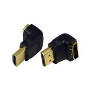 LogiLink® Adapter HDMI 90° angle Connector 1: HDMI 19-pin male Connector 2: HDMI 19-pin female AH0007