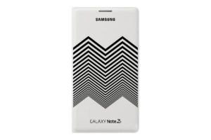 Samsung Flip Wallet N9005 Galaxy Note 3 designed by Nicolas Kirkwood - white-black EF-EN900BWEGWW