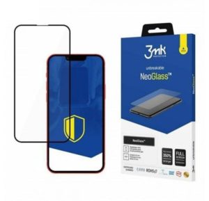 3MK NeoGlass προστατευτικό γυαλί για το Apple iPhone 13 mini - Black