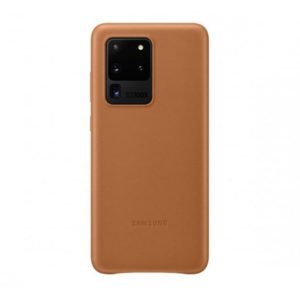 Θήκη Samsung Leather Cover για το Samsung Galaxy S20 Ultra Brown (EF-VG988LAEGEU)