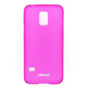JEKOD TPU Silicone Case Ultrathin 0,3mm Pink για το Samsung G800 Galaxy S5 mini (ΠΕΡΙΛΑΜΒΑΝΕΙ ΠΡΟΣΤΑΣΙΑ ΟΘΟΝΗΣ)