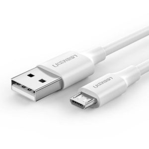 Καλώδιο UGREEN QC 3.0 2.4A 0.5m micro USB Λευκό US289 60140
