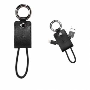HOCO Keychain USB to Lightning Cable (6957531027577) Black