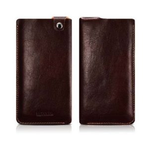 ICARER LEATHER POUCH ΓΙΑ ΤΟ IPHONE 7/8/SE 2020/2022 BROWN
