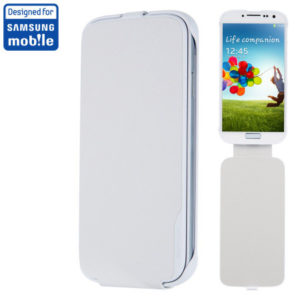 Anymode Samsung Galaxy S4 Flip Case - White SAMS4CFWH