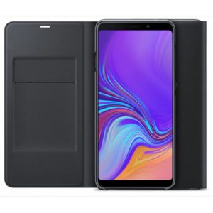 Samsung Galaxy A9 2018 Wallet Cover Black - EF-WA920PBEGWW