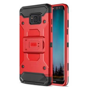 Zizo Tough Armor Style 2 Case w/ Holster in ZV Blister Packaging - Red/Black For Samsung Galaxy S8 1TGAM-SAMGS8-RDBK