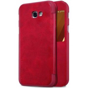 Nillkin Qin S-View Case RED για το Samsung A520 Galaxy A5 2017