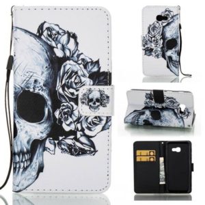 OEM Wallet Art Cool Skull Case για το Samsung A5 2017