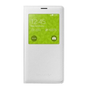 Samsung S-View Case Shimmery White για το G900 Galaxy S5 EF-CG900BHE