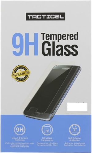 TACTICAL Tempered Glass 9H 0.33mm ΜΑΥΡΟ για το Huawei P10 lite