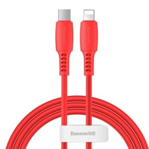 Baseus Colourful Cable USB-C σε Lightning 2.4A 1.2m Red (CATLDC-09)