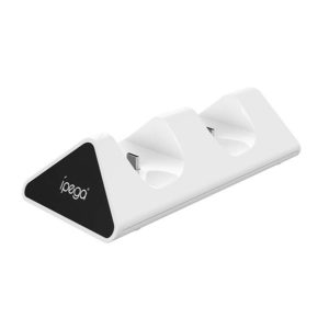 iPega PG-P5012 Dual Docking Station για PS5 Gaming Controller (white)