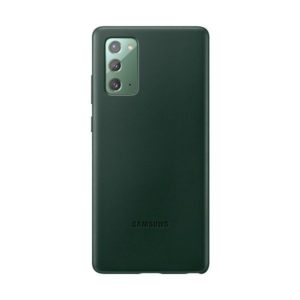 Samsung Leather Cover για το Samsung Galaxy Note 20 - Green (EF-VN980LGEGEU)