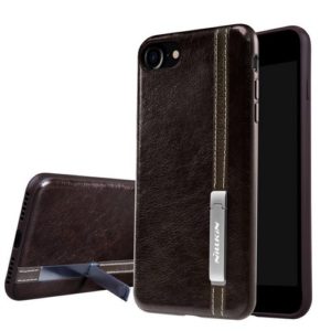 Nillkin Phenom Series Leather Cover Case για το Apple iPhone 7/8/SE 2020/2022 (Σκούρο Καφέ)