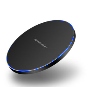 Techsuit Wireless Charger Premium (CHWR002) RGB Colors, 10W Black