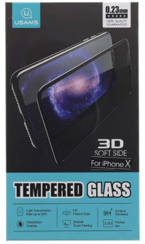 USAMS 3D SOFT SIDE TEMPERED GLASS ΓΙΑ ΤΟ IPHONE X - IXMBH37201