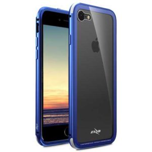 Zizo ATOM Case + 9H Tempered Glass Screen Protector and Airframe Grade Aluminum For iPhone 7/8 Plus - BLUE 1ATOM-IPH7PLUS-BL