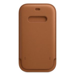 Θήκη Apple Leather Sleeve με MagSafe για το iPhone 12 / 12 Pro - Saddle Brown (MHYC3ZM/A)