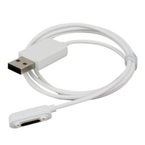 OEM USB Data Cable Magnetic White for Sony Xperia Z1, Z1c, Z2,Z3 (Bulk)