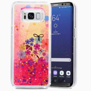 ZIZO Glitter Star Case w/ Liquid Glitter in ZV Blister Packaging Spring Flowers For Samsung Galaxy S8 Plus - 1GLST-SAMGS8PLUS-SPFL
