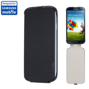 ANYMODE Made for Samsung Vertical Flip Case | Galaxy S4 i9500 | black SAMS4CFBK