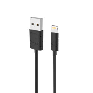 USAMS Data Cable USB - Lightning U-Gee BLACK (EU Blister) US-SJ038
