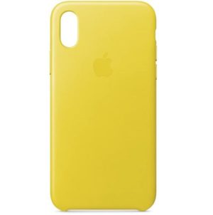 Θήκη Apple Leather Case για το iPhone X/XS - Yellow Spring (MRGJ2ZM/A)