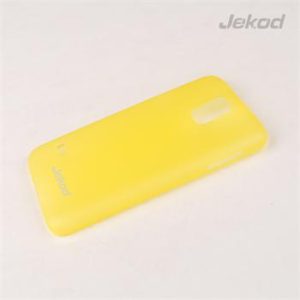JEKOD TPU Silicone Case Ultrathin 0,3mm Yellow για το Samsung G900 Galaxy S5 (ΠΕΡΙΛΑΜΒΑΝΕΙ ΠΡΟΣΤΑΣΙΑ ΟΘΟΝΗΣ)