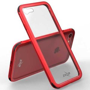 Zizo ATOM Case + 9H Tempered Glass Screen Protector and Airframe Grade Aluminum For iPhone 7/8 Plus - RED 1ATOM-IPH7PLUS-RD