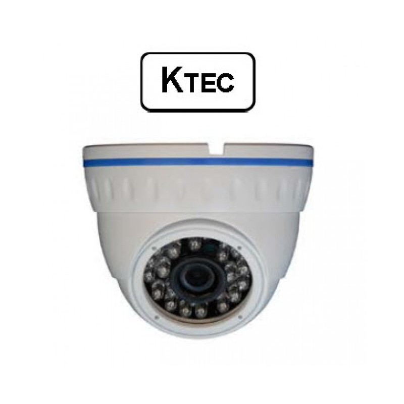 Κάμερα D200W/2.8 KTEC 2MP Dome 4 in 1 AHD / TVI / CVI / CVBS Lens 2.8mm