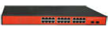U.F.S Τροφοδοτικό POE24ATG 24 Gigabit Ports PoE Switch with 24 port PoE Switch (Power over Ethernet) +2SFP, via Cat5/5e/6 Cable