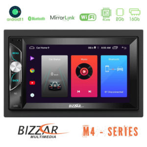 Οθόνη 2Din Bizzar Universal Deck Android 11 16GB Bluetooth / USB /WiFi / GPS Με Οθόνη 6.5 U-BL-M4-1069 (CAR0026713)