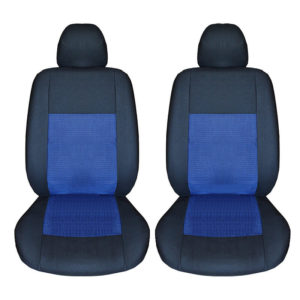 Καλύμματα Μπροστινών Καθισμάτων Υφασμάτινα Prime Μαύρο-Μπλε 6 Τεμάχια 11701 (CAR0012601)