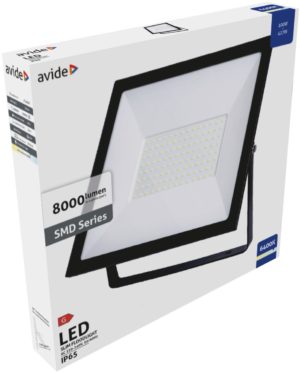 Avide LED Προβολέας Slim SMD 100W Ψυχρό 6400K Value